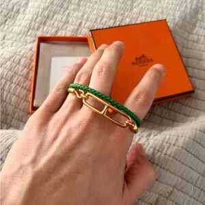 Roulis Double Tour bracelet Bambou and Gold T1